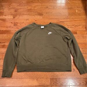 Nike Olive Green Sweatshirt